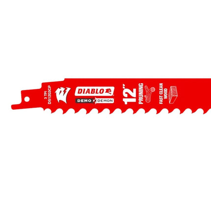 Freud DS1203CP3 Diablo 12" Carbide Pruning Reciprocating Blade (3 Pack)
