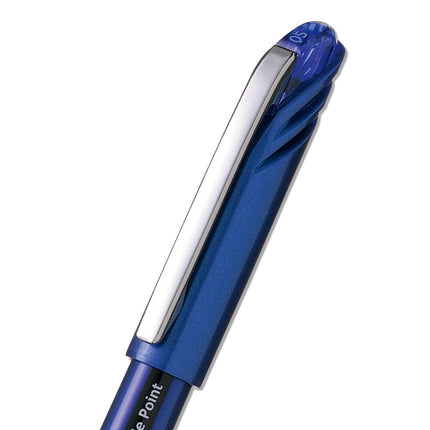 Pentel BLN25-C - Energel Plus Needle Tip Rollerball 0.5mm Blue- PK12