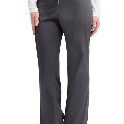 Dickies EDS Signature Scrubs for Women, Drawstring Cargo Pants for Women in Soft Brushed Poplin 86206, Pewter, 4X-Large Plus