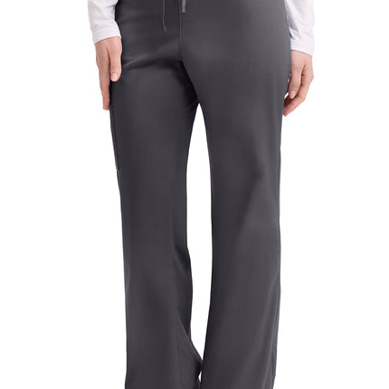 Pantalon cargo Dickies EDS Signature pour femme, avec cordon de serrage en popeline brossée douce 86206, étain, grande et haute