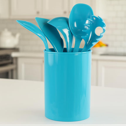 Reston Lloyd Calypso Basic Plastic Utensil Holder, Turquoise,00702