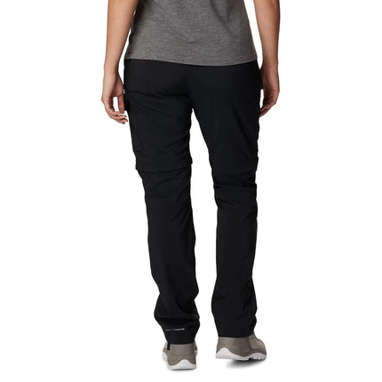 Columbia Women's Silver Ridge Utility Convertible Pant Hiking Convertible Trousers, Black, Size 2/R