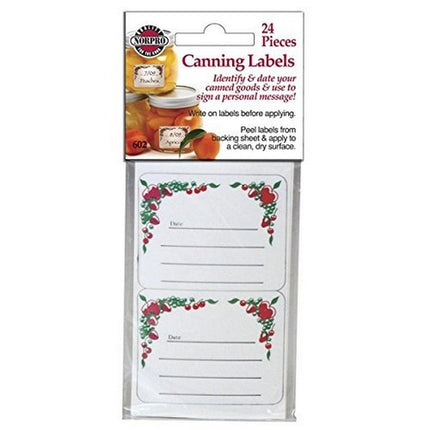 Norpro 2 Canning Labels, White