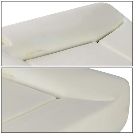 DNA Motoring ZTL-Y-0036 Front Driver Side Bucket Seat Bottom Lower Cushion Pad Upgrade Compatible with 06-10 Dodge Ram Cloth/Vinyl Seats