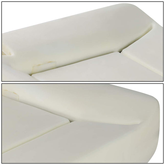 DNA Motoring ZTL-Y-0036 Front Driver Side Bucket Seat Bottom Lower Cushion Pad Upgrade Compatible with 06-10 Dodge Ram Cloth/Vinyl Seats