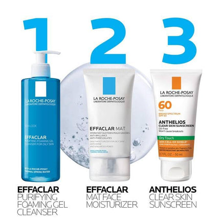 La Roche-Posay Effaclar +M Purifying Foaming Cleanser Acne-Prone Skin 400ml