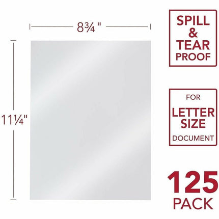 Mead Presentation/Report Covers, Round Corners, Clear View, 125 Pack (4000126)
