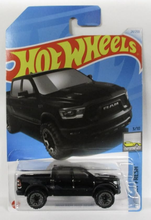 Hot Wheels 2020 Ram 1500 Rebel (Black) 3/10 Factor
