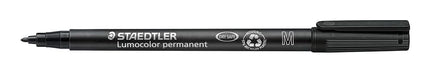 Staedtler 317 WP6 Lumocolor Universal Permanent Medium Pens - Assorted Colours