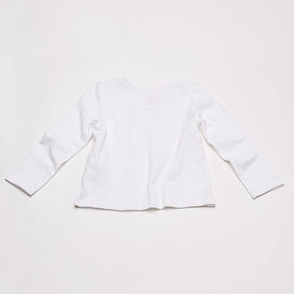 The Children's Place Toddler Girls Basic Layering Tee 2-Pack, WHITE, 4T
