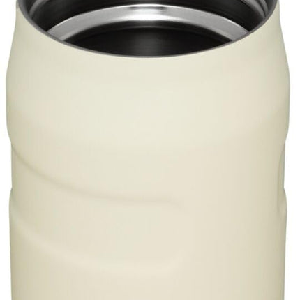 STANLEY IceFlow Cap and Carry Water Bottle 24 oz | Wide Mouth Twist Lid | Lightweight and Leakproof for Travel and Sports | Insulated Stainless Steel | BPA-Free | Cream Glimmer