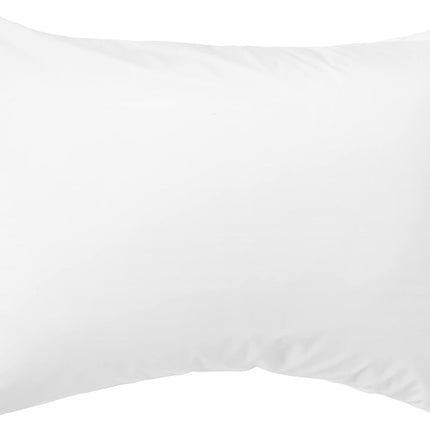 National Allergy Premium 100% Cotton Zippered Pillow Protector - Standard Size - White - 4 Pack - 300 Thread Count - Hypoallergenic Bed Pillowcase with Zipper - Breathable Encasement Cover