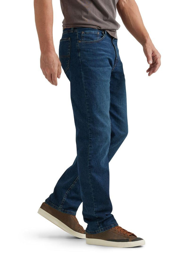 Wrangler Authentics Men's Classic Carpenter Jean, Antique Stone, 36W x 32L