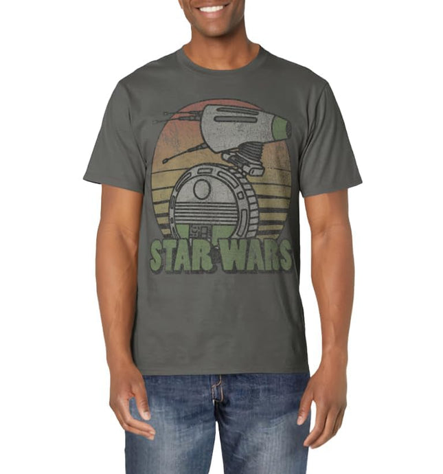 Camiseta retro de Star Wars The Rise of Skywalker D-O envejecida