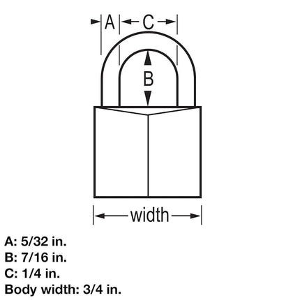 Master Lock 121T Padlock, Covered Aluminum Lock, Black, 2 Count (Pack of 1)