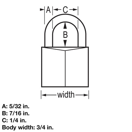 Master Lock 121T Padlock, Covered Aluminum Lock, Black, 2 Count (Pack of 1)