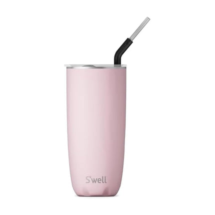 S'well Stainless Steel Tumbler with Straw and Slid