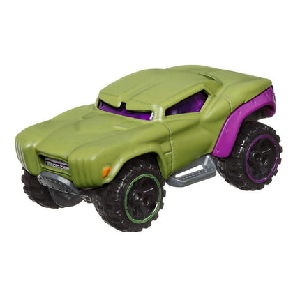 Hot Wheels Character Cars, Marvel Hulk, vehículo de juguete para niños de 3 años en adelante