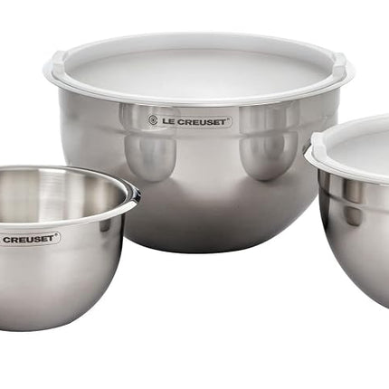 Le Creuset 3-piece Stainless Steel Mixing Bowl Set