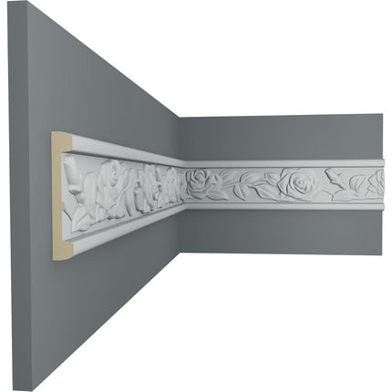 Ekena Millwork CHA02X01RO-CASE-2 Chair Rail, Factory Primed