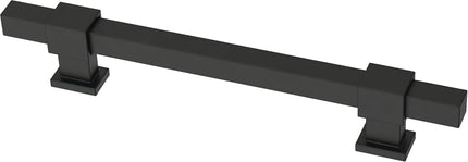 Franklin Brass P44368-FB-B Square Bar Adjusta Cabinet Pull, Matte Black, 1-3/8"-6-5/16" (35mm/160mm) CTC