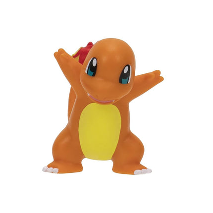 Pokémon Battle Figure 6 Pack-Features 2-Inch Pikachu, Squirtle, Charmander, Bulbasaur, Mimikyu & Toxel-Authentic Details