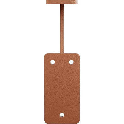Ekena Millwork BKTM02X07X07BRHCO 2 inch W x 7 inch D x 7 inch H Bradford Steel Bracket, Hammered Copper