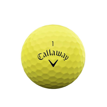 Callaway Golf Supersoft Golf Ball 2023, Yellow