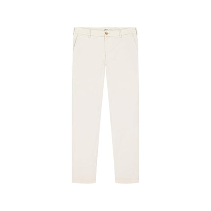 IZOD Men's Saltwater Stretch Flat Front Straight Fit Chino Pant, Silver Birch, 34W x 29L