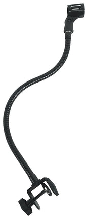 Rockville GN20 Soporte de micrófono tipo cuello de ganso de 20" para DJ, se sujeta a cualquier mesa o soporte