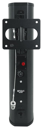 Rockville Wet Array 5 Noir 70V 60W Enceinte colonne murale commerciale pivotante, conception Line Array 2 voies, étanche IP55, utilisation intérieure/extérieure pour restaurants, églises, auditoriums