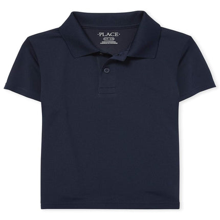 Polo de performance uniforme pour garçons The Children's Place, Nautico Single, Grand robuste