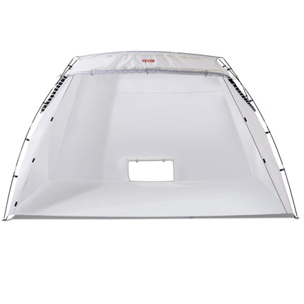 VEVOR Portable Paint Booth,10x7x6ft Larger Spray Paint Tent with Built-in Floor & Mesh Screen & Windproof Hooks, Painting Tent Station for Furniture DIY Hobby Tool, Spray Paint Shelter,Extra Large
