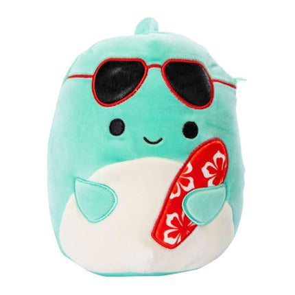 Squishmallows 7,5" Perry le dauphin avec planche de surf