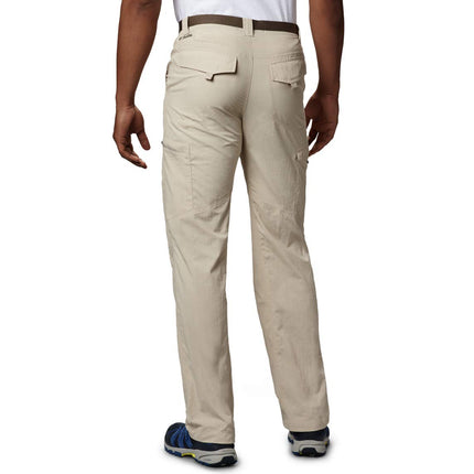 Columbia Men’s Hiking Cargo Pants, SILVER RIDGE CARGO PANT, Nylon, Fossil, Size: 38, AM8007