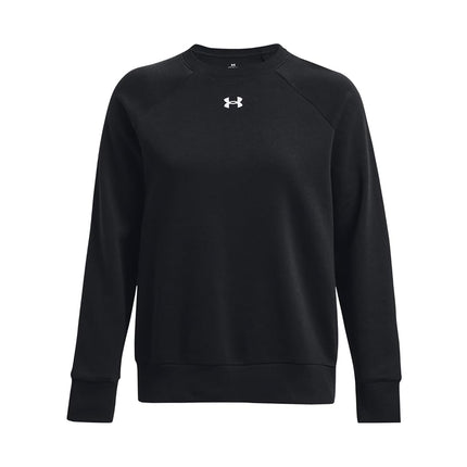 Under Armour Womens Rival Fleece Crew Black XS