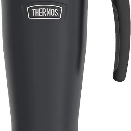 Mug en acier inoxydable granit 18 oz avec couvercle à glissière