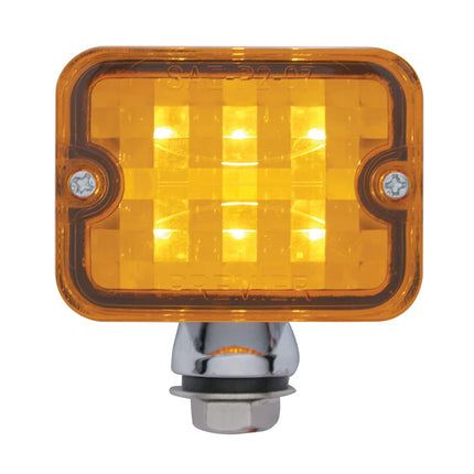 United Pacific 6 LED Medium Rod Light - Amber LED/Amber Lens