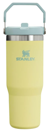 Stanley IceFlow Tumbler with Handle, Twist-On Lid and Flip-Up Straw, Leak-Resistant Water Bottle, Insulated Stainless Steel, BPA-Free, 887 ml, Grapefruit