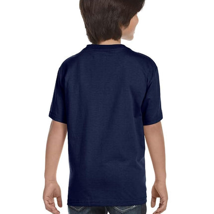 Hanes Boys' Essentials Short Sleeve T-Shirt Value Pack (6-Pack), Navy, X-Large