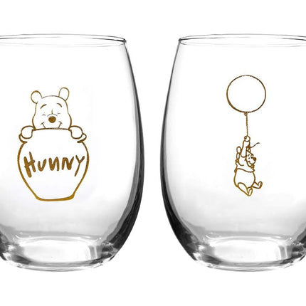 Winnie The Pooh Collectible Wine Glass Set (Winnie
