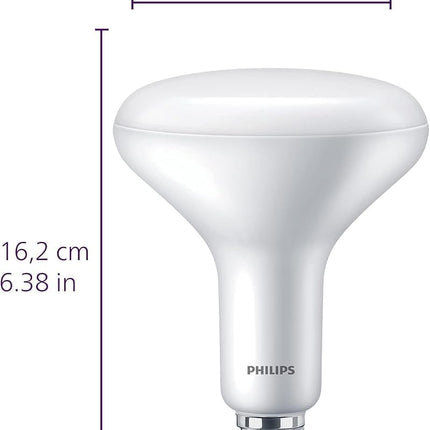 PHILIPS LED 65W BR30 4-Pack Ultra Definition Daylight (5000K) 650 Lumen (7.5W = 65W) Dimmable Frosted Flicker-Free Light Bulbs