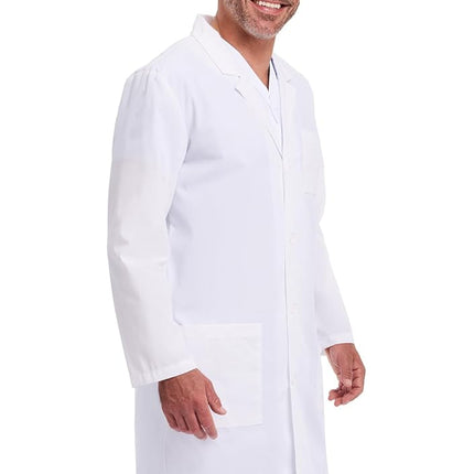 Dickies Unisex 40-Inch Lab Coat, White, Medium