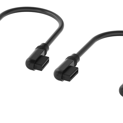 Corsair iCUE LINK Cables - 2x 135mm Slim 90° - Bla