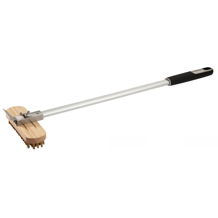 Cuisinart CCB-4114 Pizza Cleaning Brush, Gray/Wood