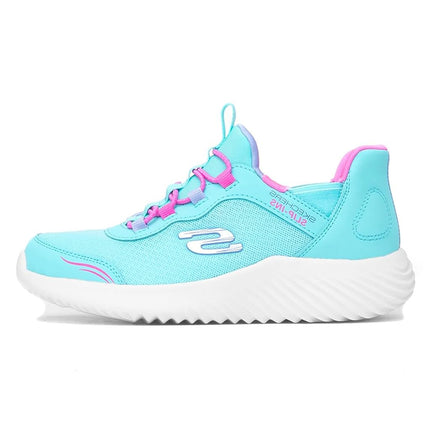 Skechers Girls' Bounder Simple Cute Shoe, Turquois