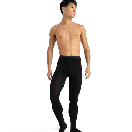 Capezio Knit Footed Dance Tights for Men with Back