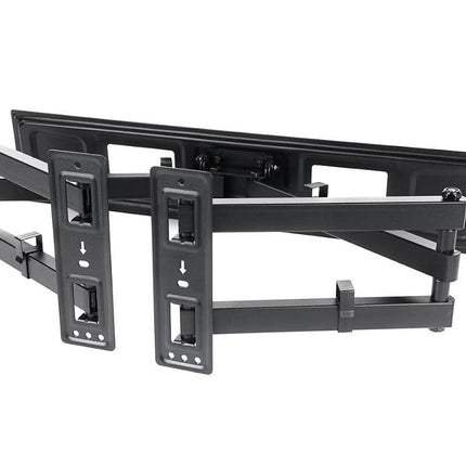 Monoprice Corner Friendly Full-Motion Articulating TV Wall Mount Bracket for TVs 32in to 70in, Max Weight 99lbs, VESA Patterns Up to 600x400, Fits Curved Screens - Cornerstone Series