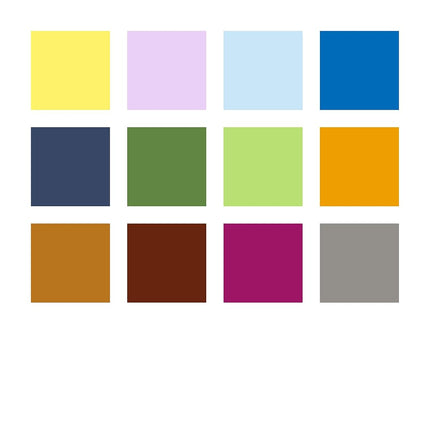 STAEDTLER 371 C12-3 Pigment Arts Brush Pen - Assorted Nature Colours (Pack of 12)