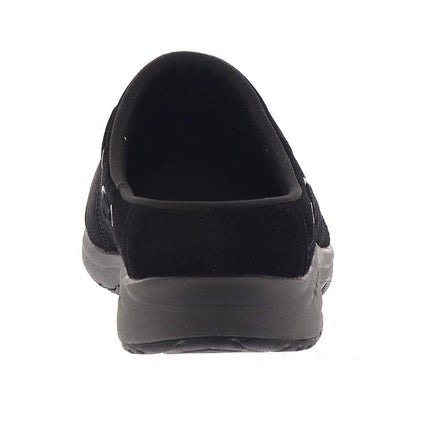 Easy Spirit Travelport Women's Slip On, 11 C/D US, Black-Suede